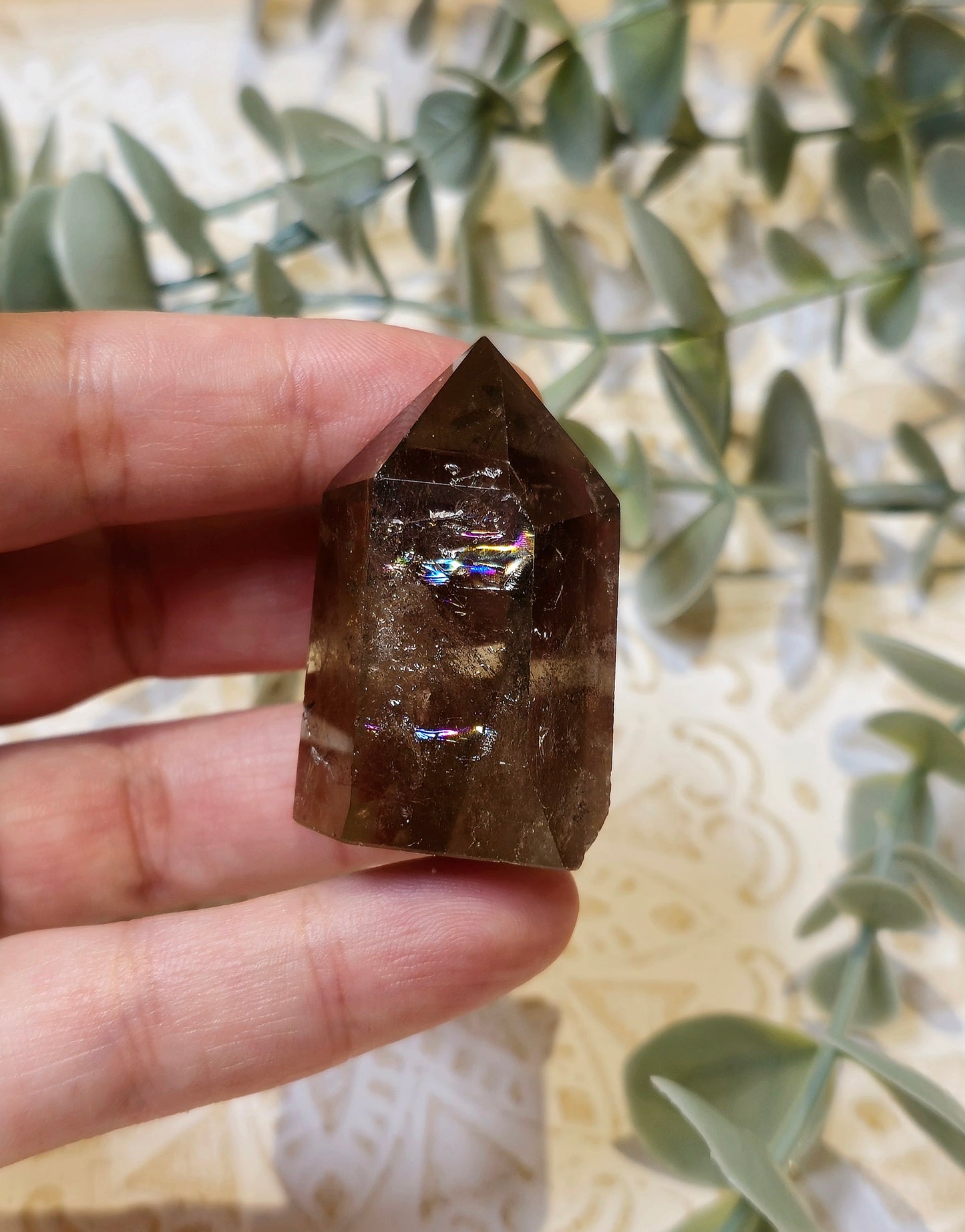 Pointe en Quartz Fumé