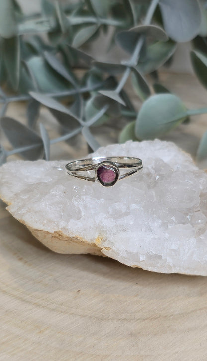 Bague Tourmaline melon d’eau