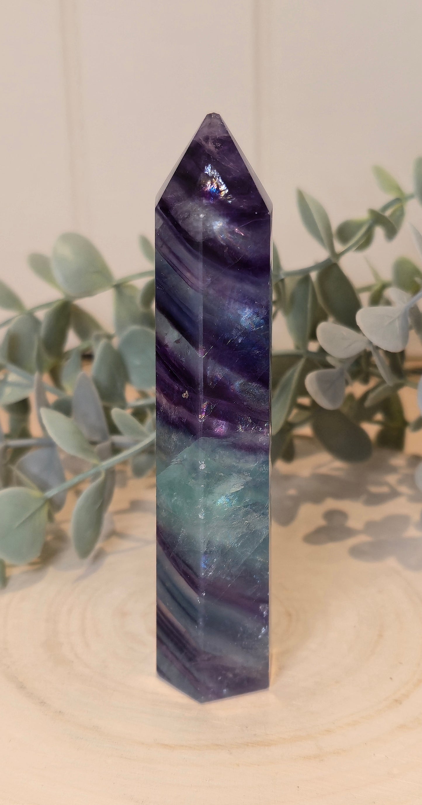 Pointe en Fluorite