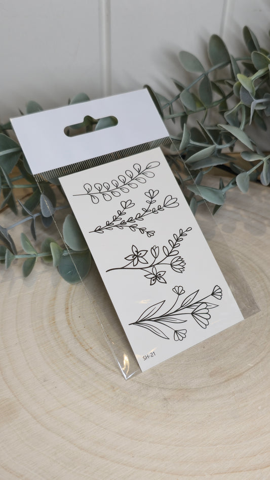 Tatouage temporaire Floral SH-21