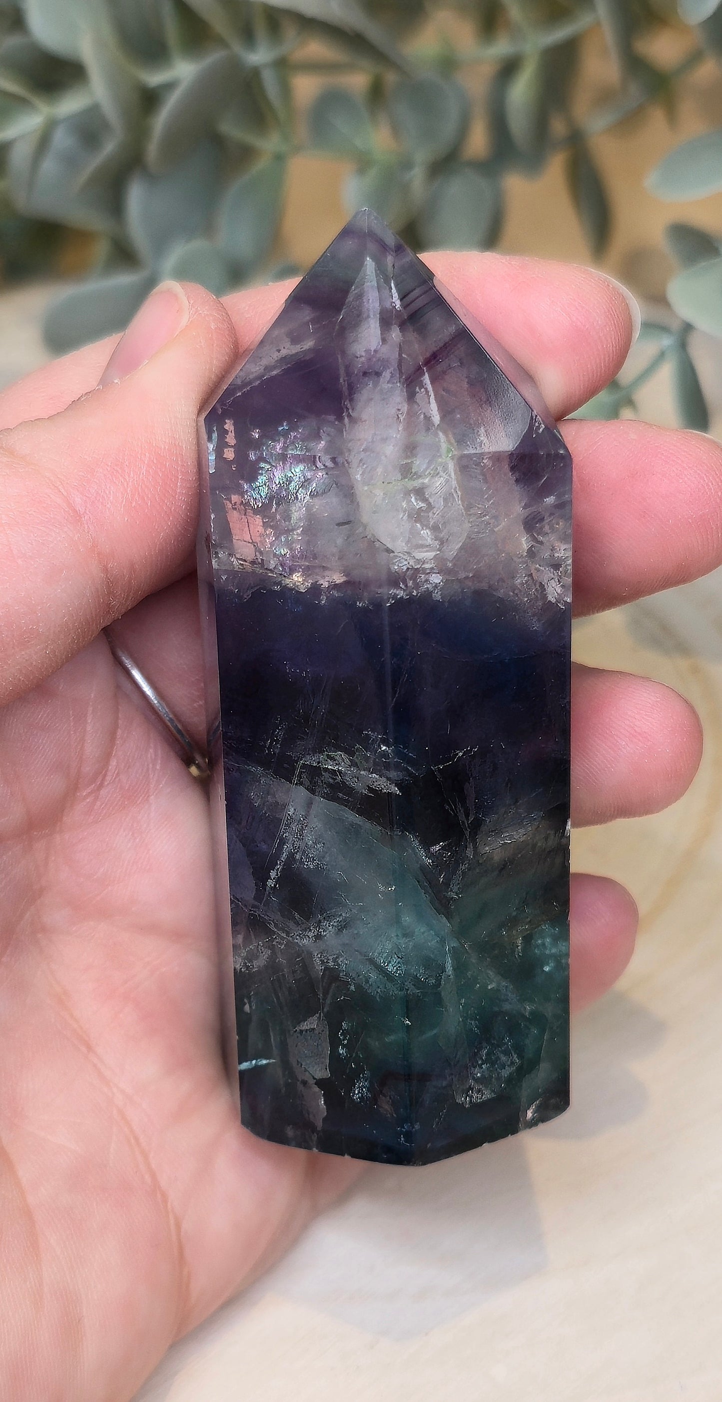 Pointe en Fluorite AA