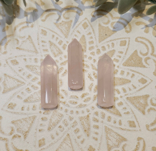 Mini Pointe en Quartz rose