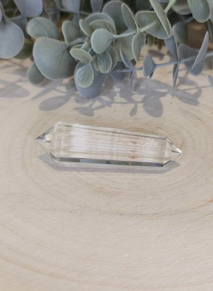 Pointe double en Quartz clair extra (Vogel)