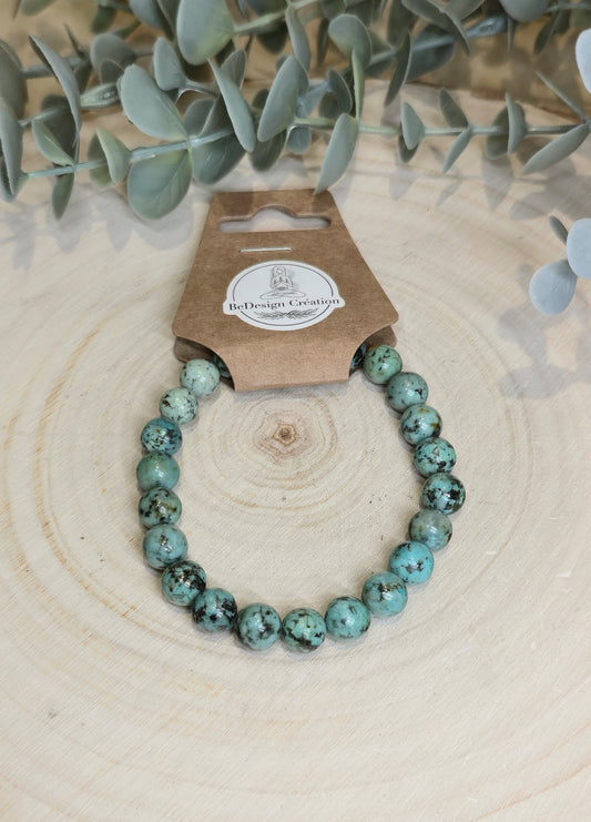 Bracelet Turquoise Africaine 8mm