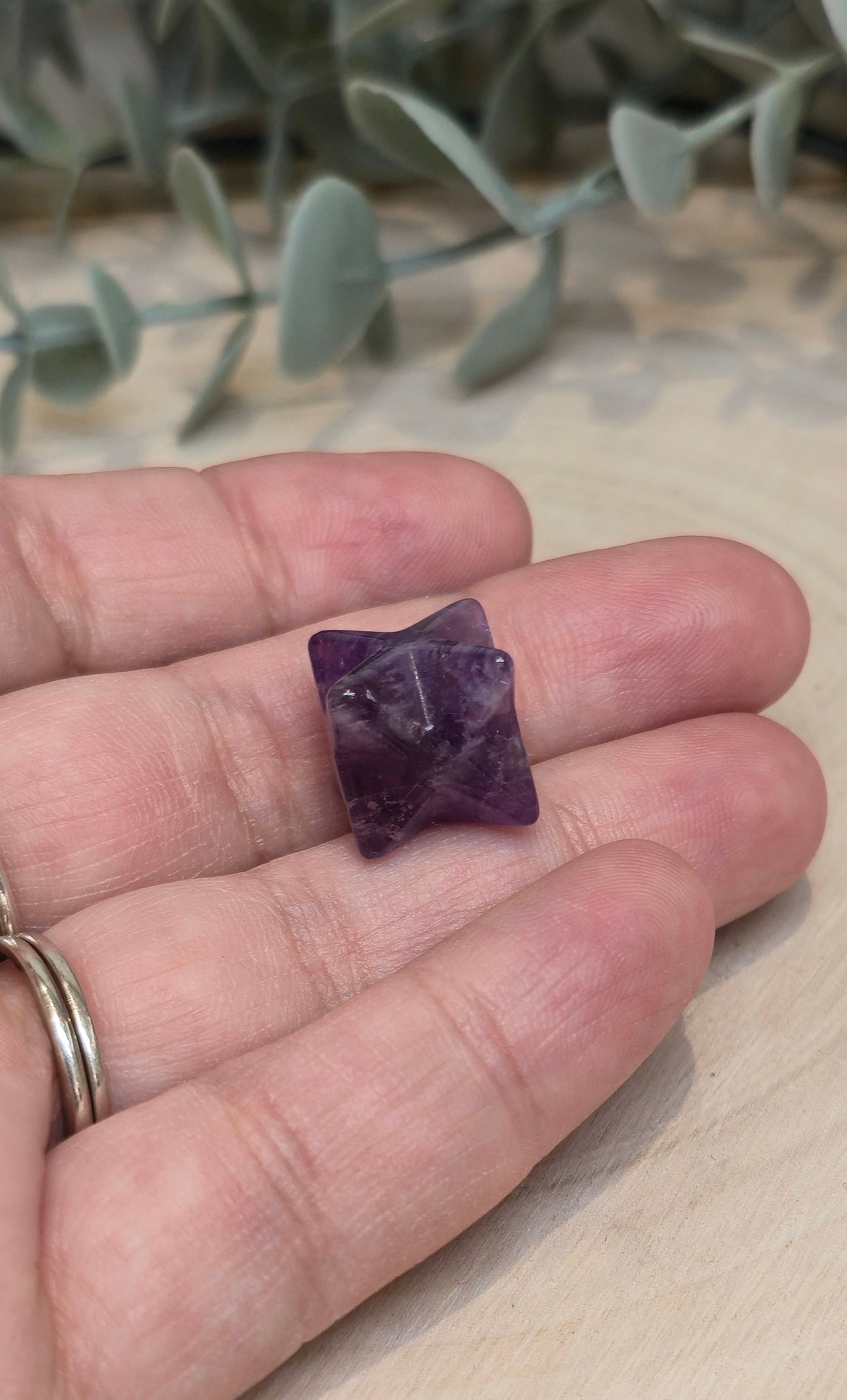 Étoile Merkaba Améthyste