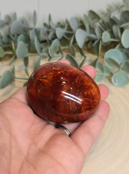 Pierre de paume en Cornaline