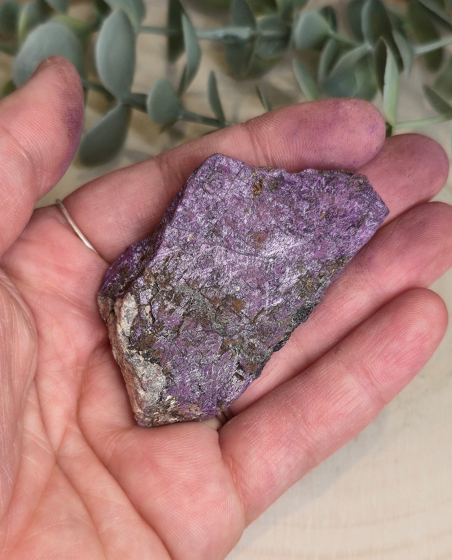 Purpurite brute du Brésil