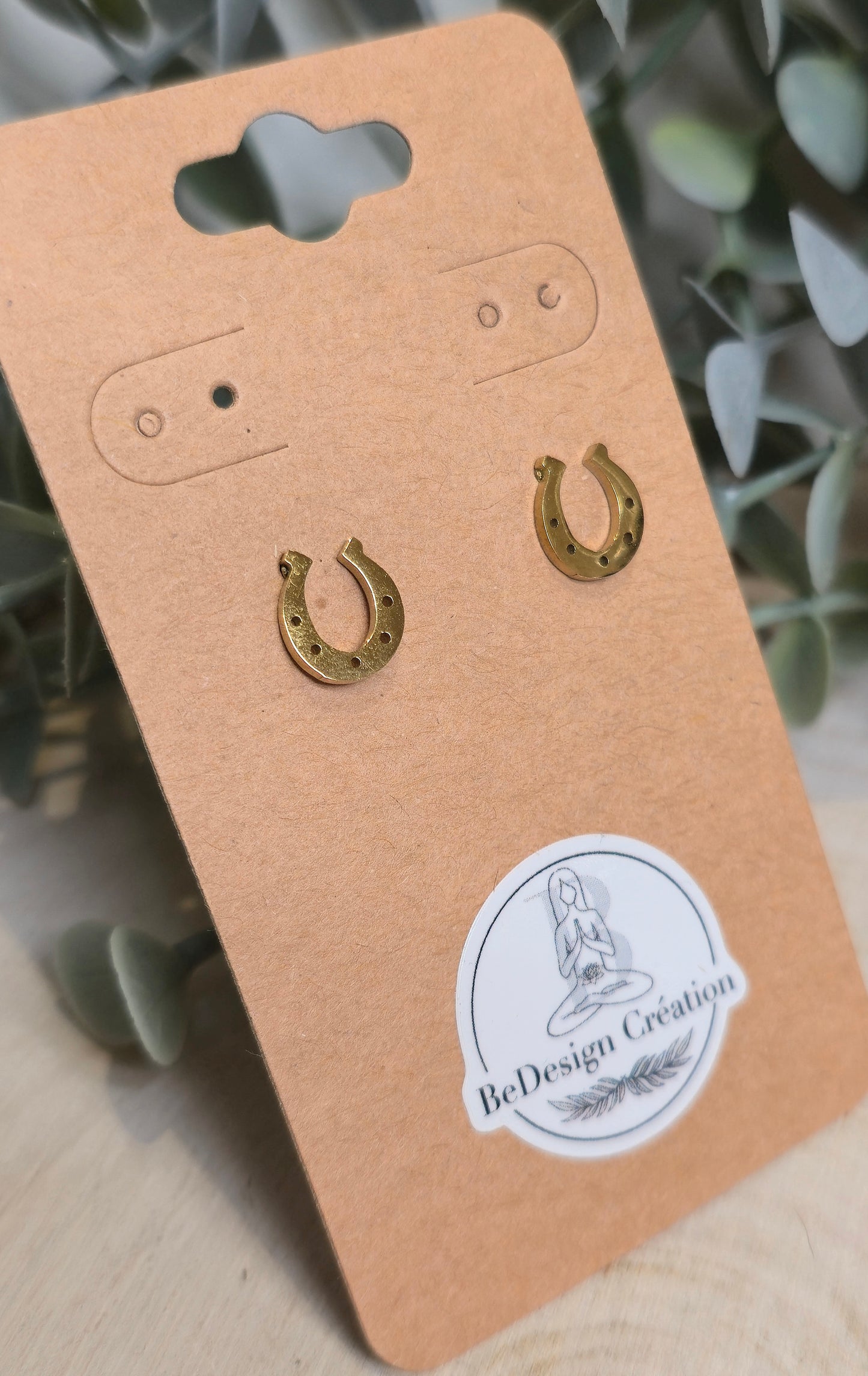 Boucles d’oreilles Fer à cheval gold