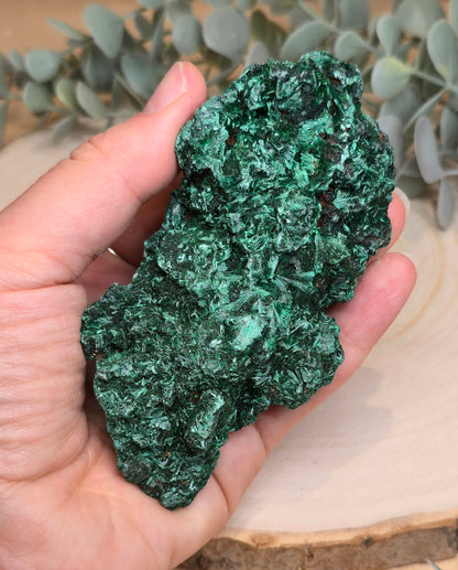 Malachite velour brute de l'Afrique