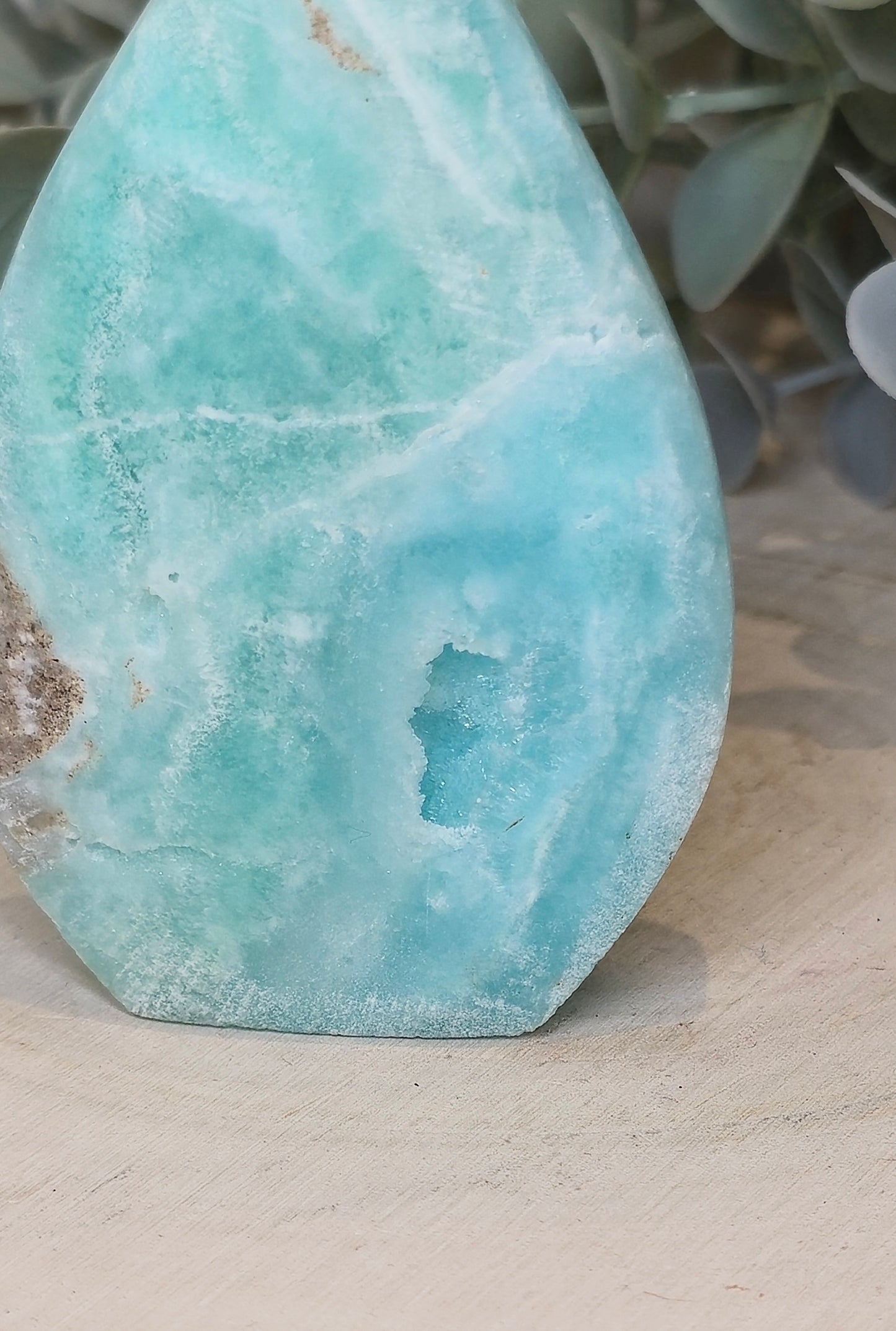 Flamme en Hémimorphite