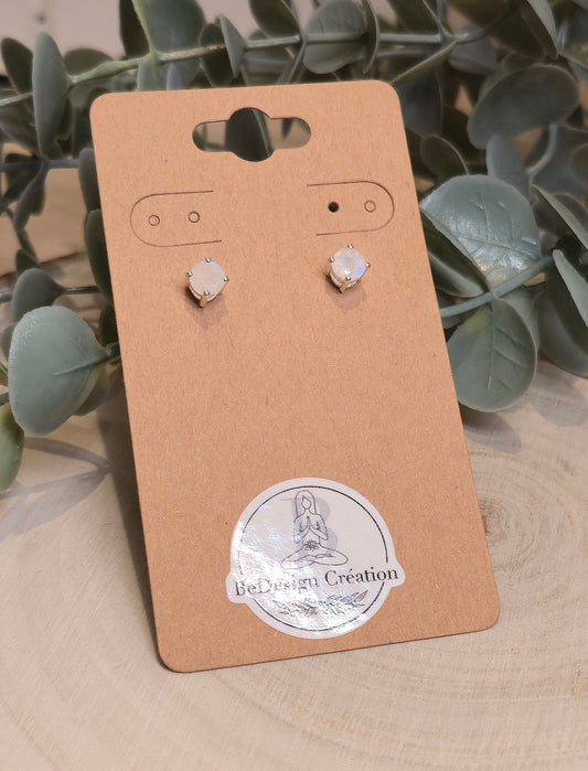 Boucles d'oreilles Pierre de lune