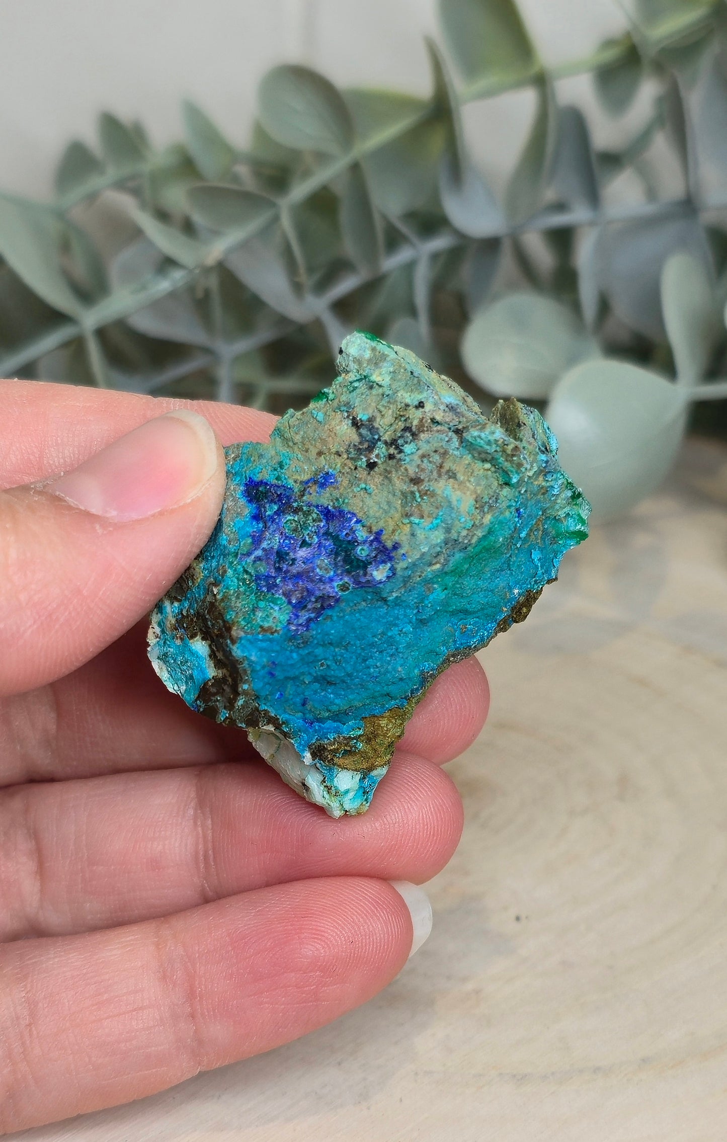 Azurite Malachite Chrysocolle brute