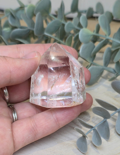 Pointe en Quartz clair de Madagascar