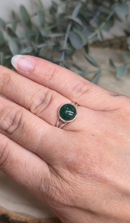 Bague Aventurine verte