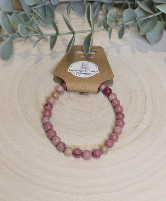 Bracelet Rhodonite 6mm