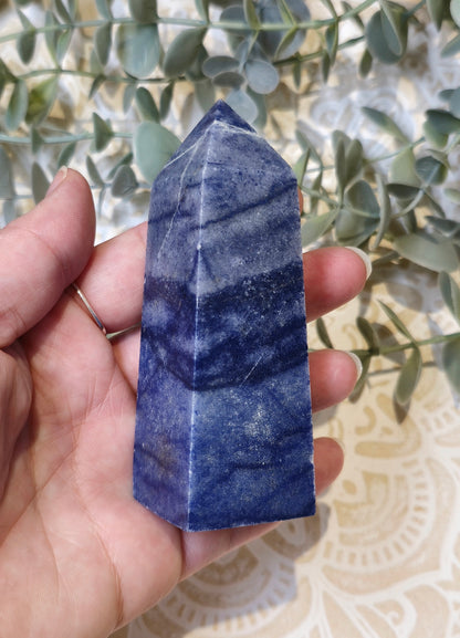 Pointe Aventurine bleue