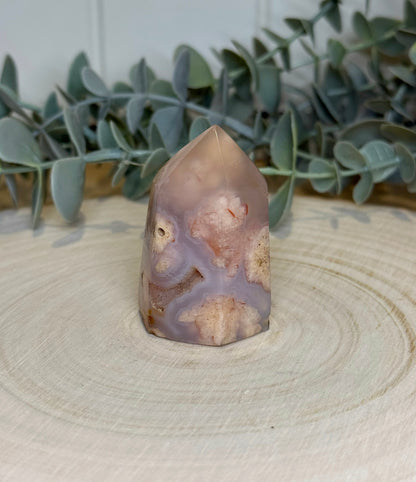 Pointe en Agate fleur de Madagascar