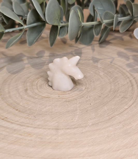 Licorne Jade blanc