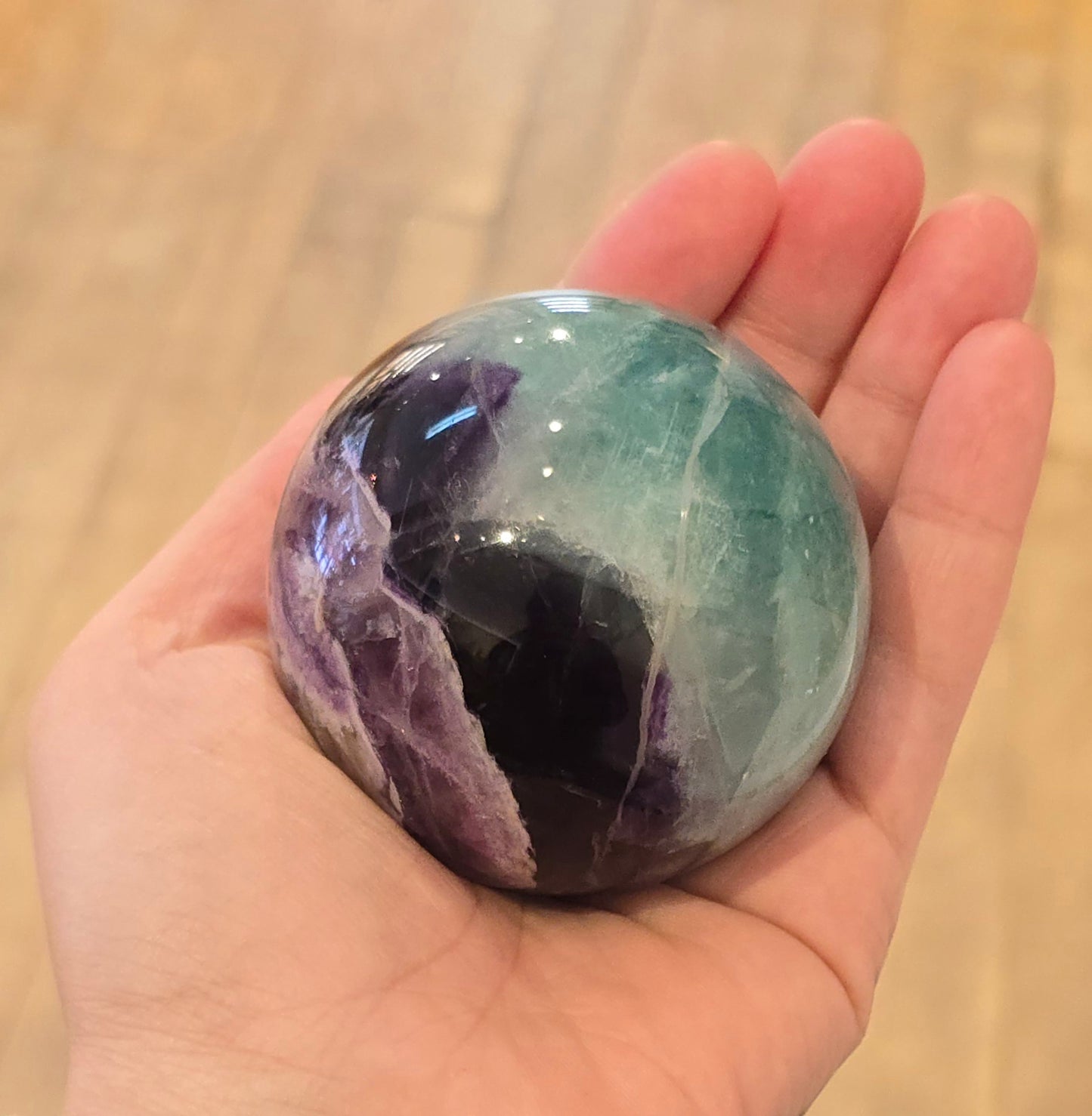 Sphère Fluorite Rainbow