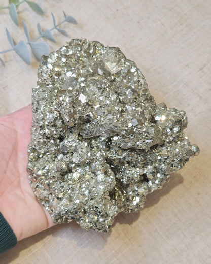 Pyrite brute du Pérou