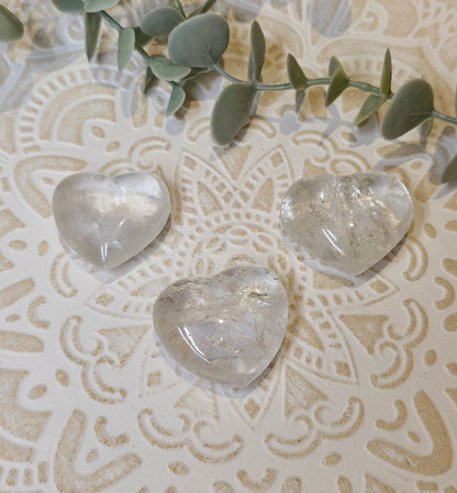 Coeur en Quartz clair