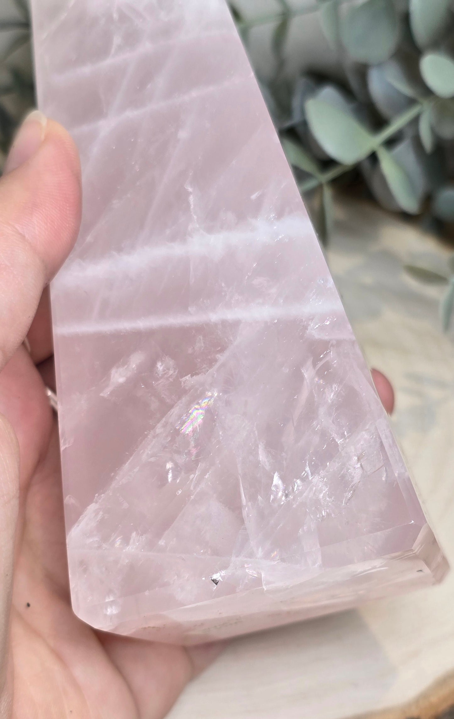 Pointe en Quartz rose