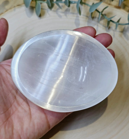 Bol de sélénite oval