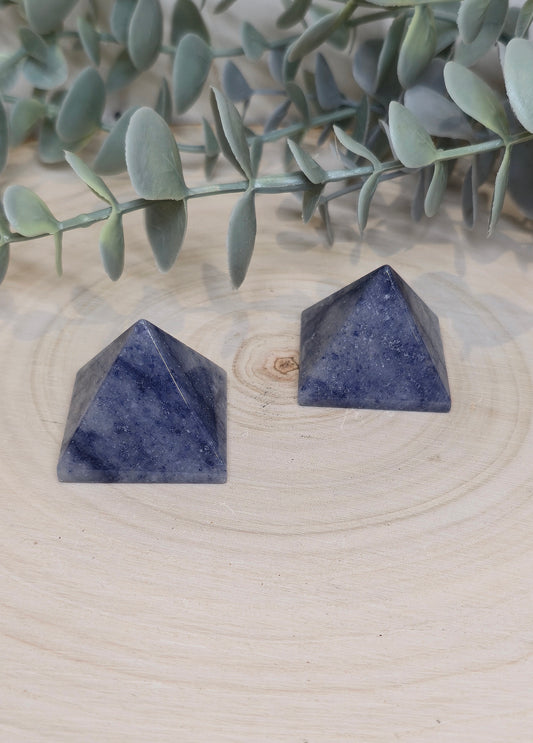 Pyramide Aventurine bleue