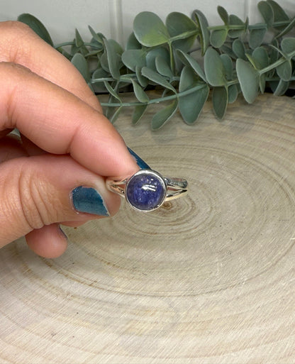 Bague ronde Tanzanite
