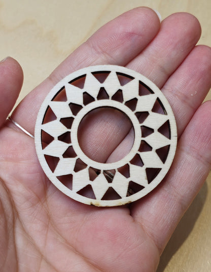 Support de bois plat pour sphère