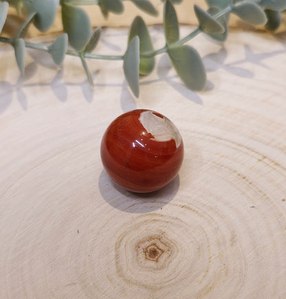 Sphère Jaspe rouge