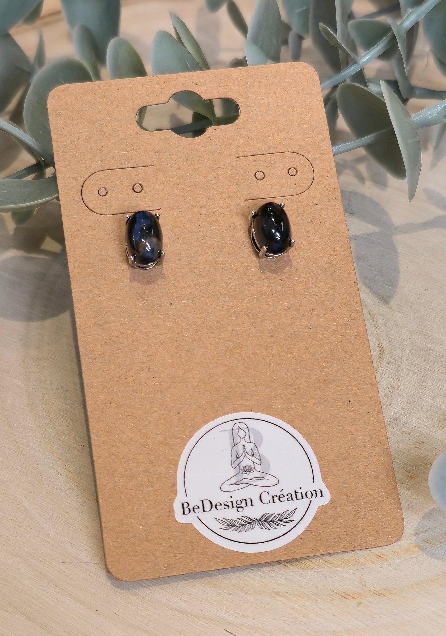 Boucles d’oreilles Pietersite