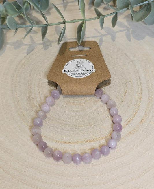 Bracelet Kunzite 6mm