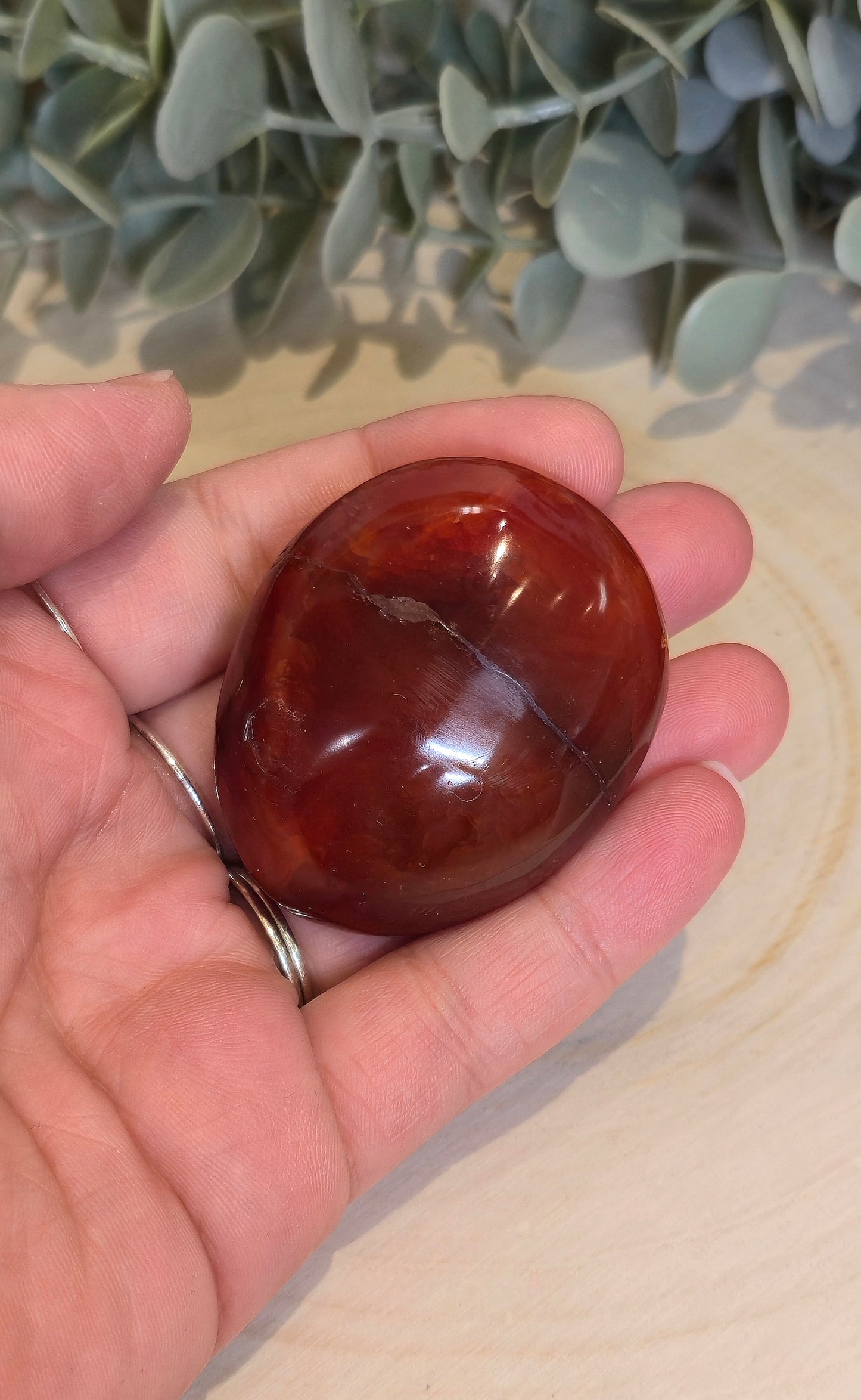 Pierre de paume en Cornaline