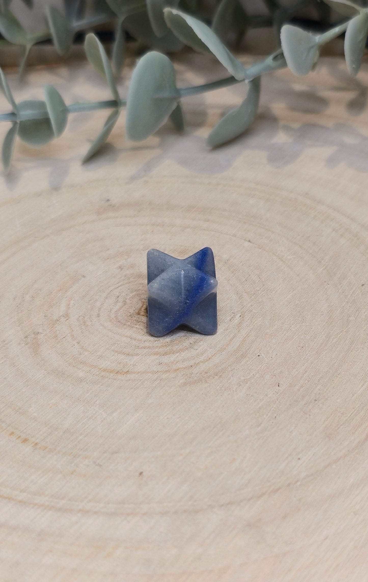 Étoile Merkaba Aventurine bleue