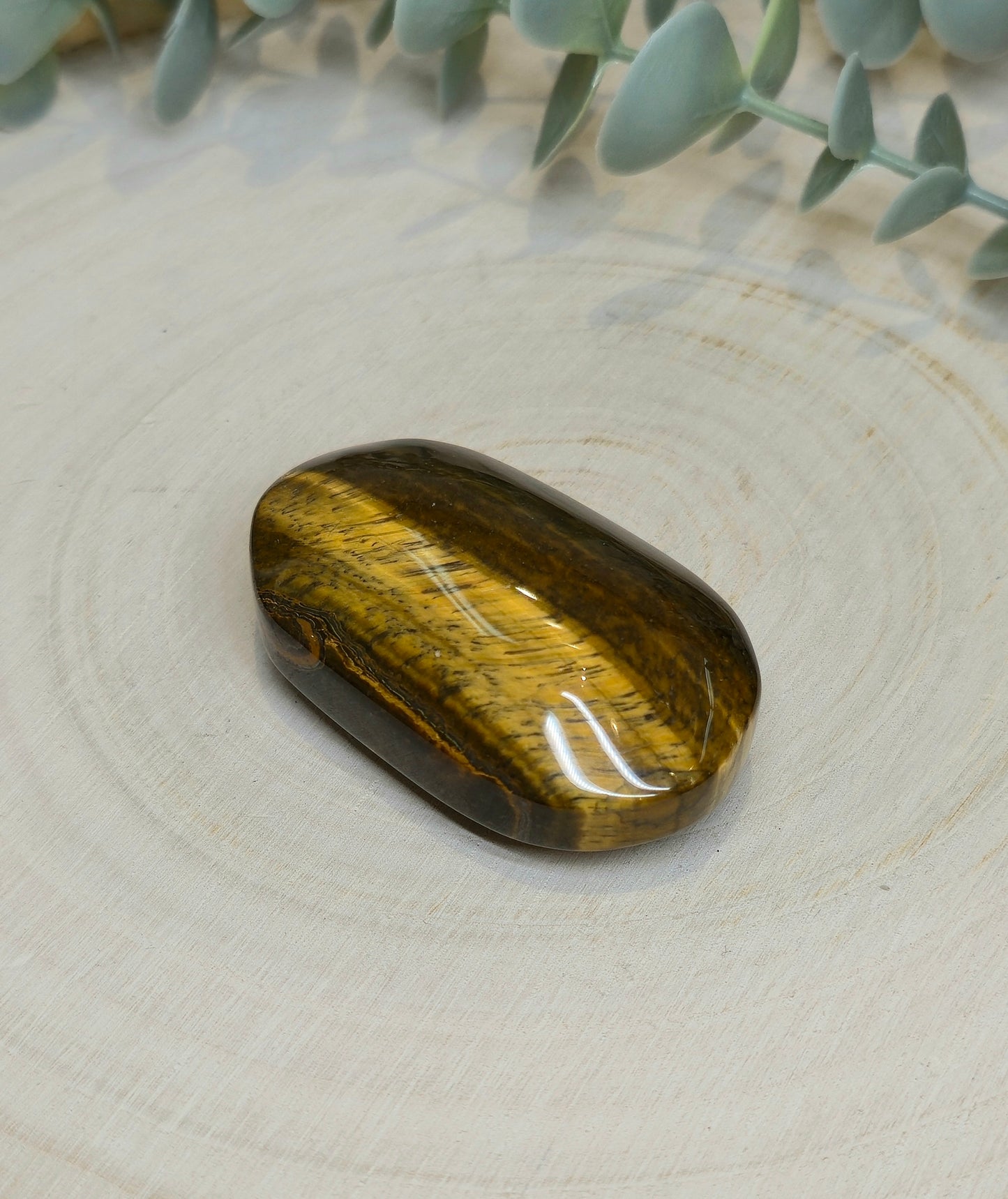 Pierre de paume en Oeil de tigre