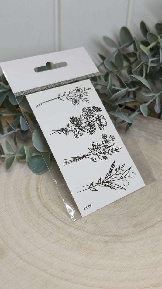 Tatouage temporaire Floral SH-03