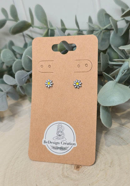 Boucles d’oreilles Marguerite