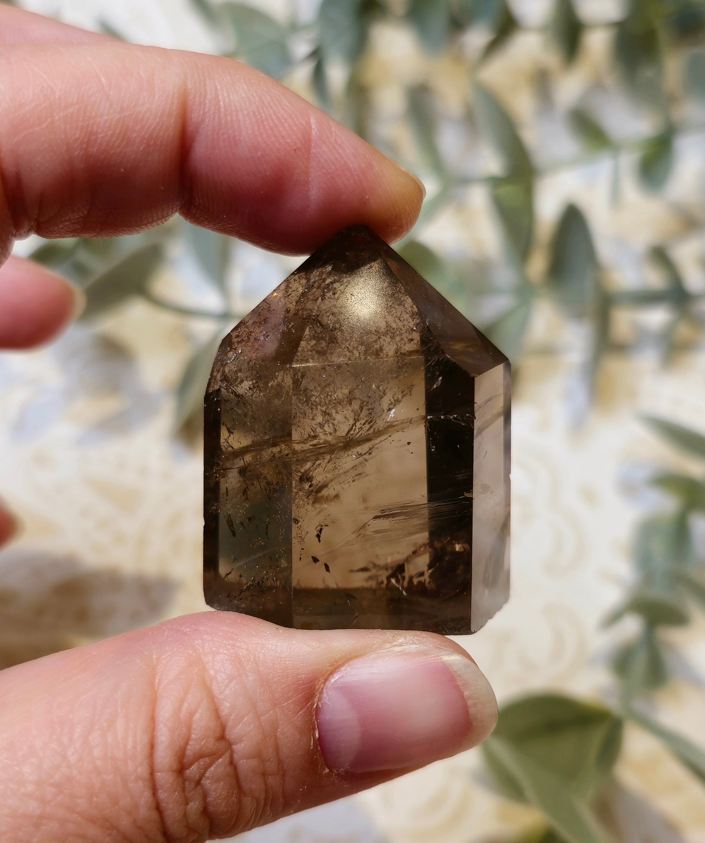 Pointe en Quartz Fumé