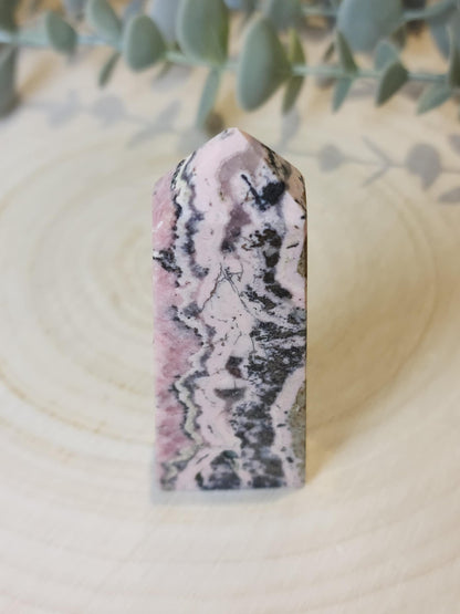Pointe en Rhodochrosite