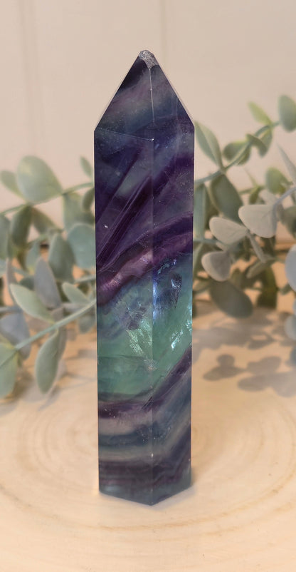 Pointe en Fluorite