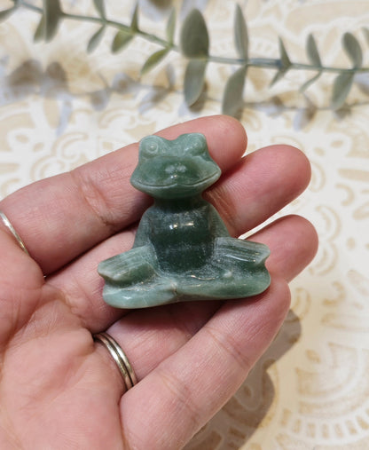 Grenouille Aventurine verte