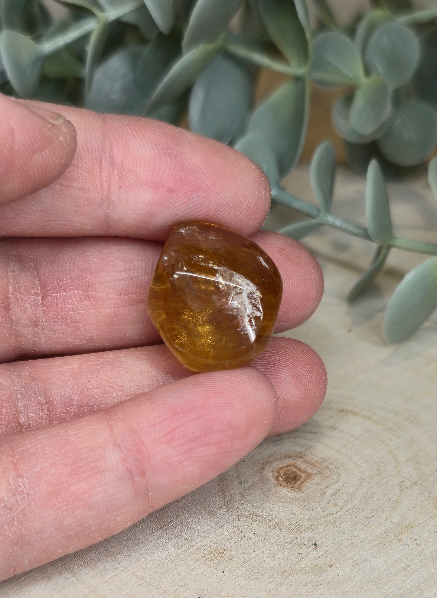 Citrine naturelle du Brésil grade extra barattée