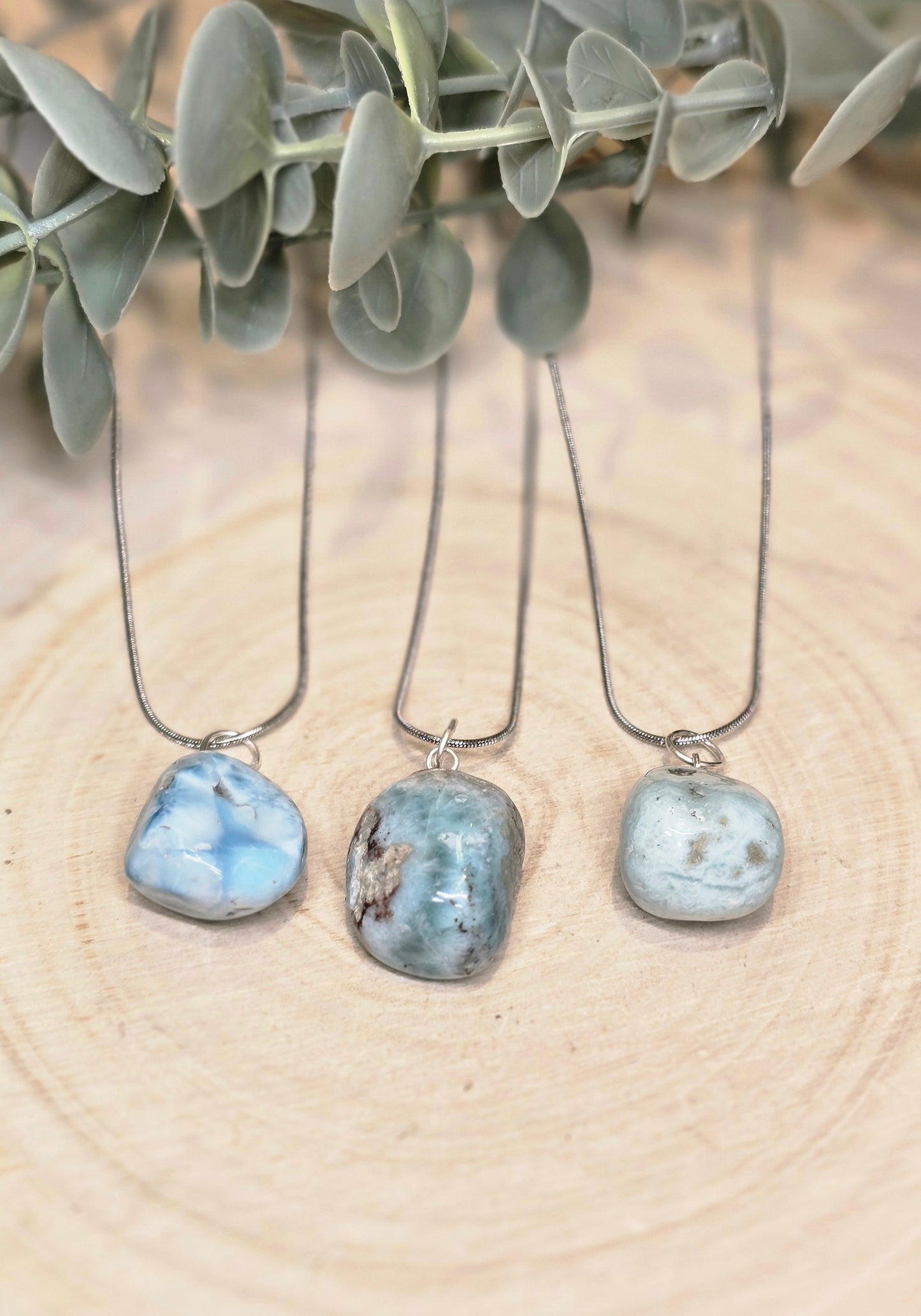 Collier Larimar barattée