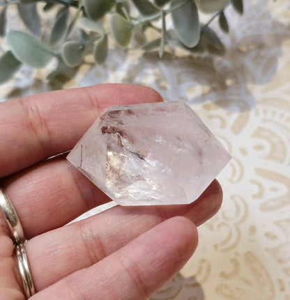 Pointe double en Quartz clair