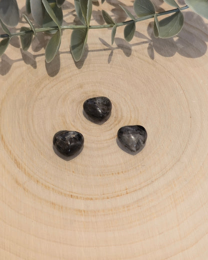 Mini Coeur en Larvikite