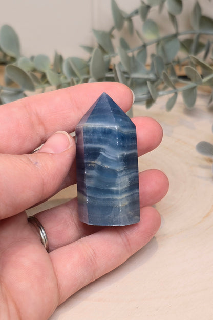 Pointe en Onyx Mexicaine bleue