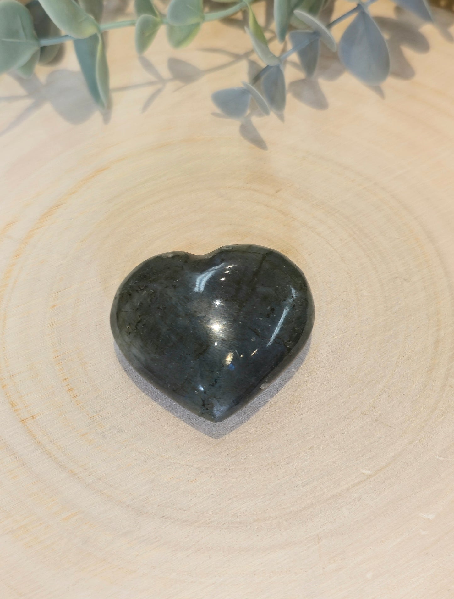 Coeur en Labradorite