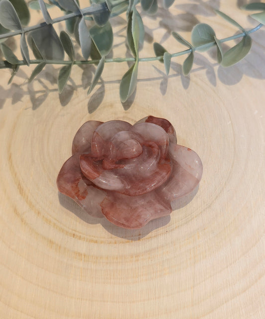 Fleur en Quartz feu