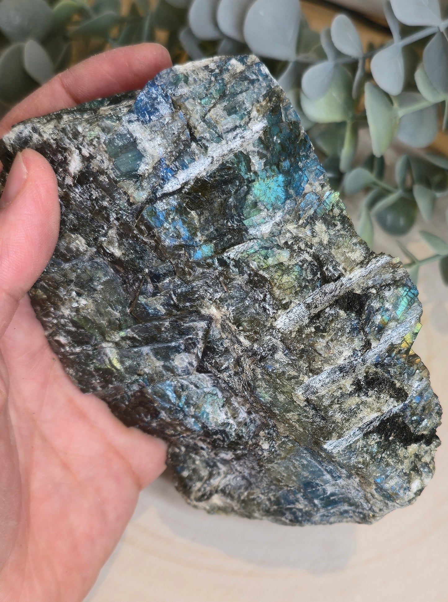Labradorite brute de Madagascar